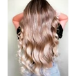 Kép 2/16 - Szőkítés: KINBLOND szőkítőpor 20 vol oxival, hajfesték: KINCREM™ Color 10.21 10 vol oxival (1+2 arányban)