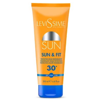 Levissime Sun&Fit Bőrfeszesítő és fényvédő krém SPF 30+UVA 200ml
