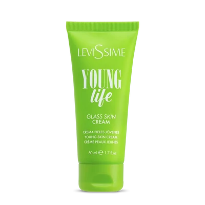 Levissime Young Life Glass Skin Cream – Hidratáló arckrém fiatal arcbőrre „üveghatással”