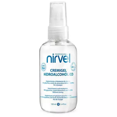 Nirvel Hidroalcoholic Gel Cream azonnali kéztiszító ápoló krém gél 80% alkohollal