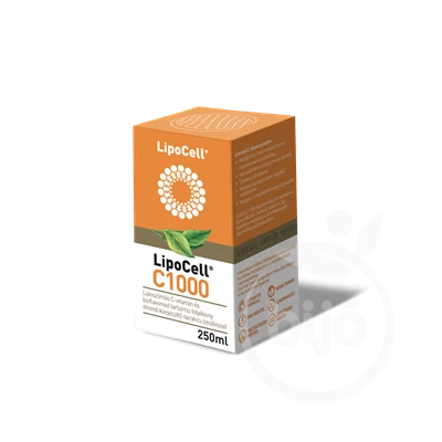 LipoCell C1000 liposzómás étrendkiegészítő C-vitaminnal és bioflavonoiddal 250 ml