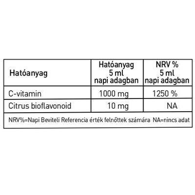 LipoCell C1000 liposzómás étrendkiegészítő C-vitaminnal és bioflavonoiddal 250 ml